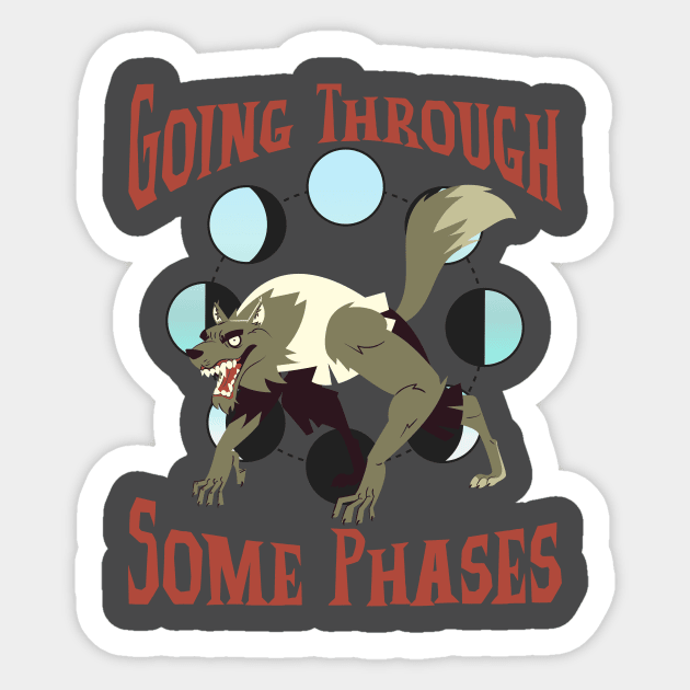 Going through some Phases Sticker by Alisia's Store 1